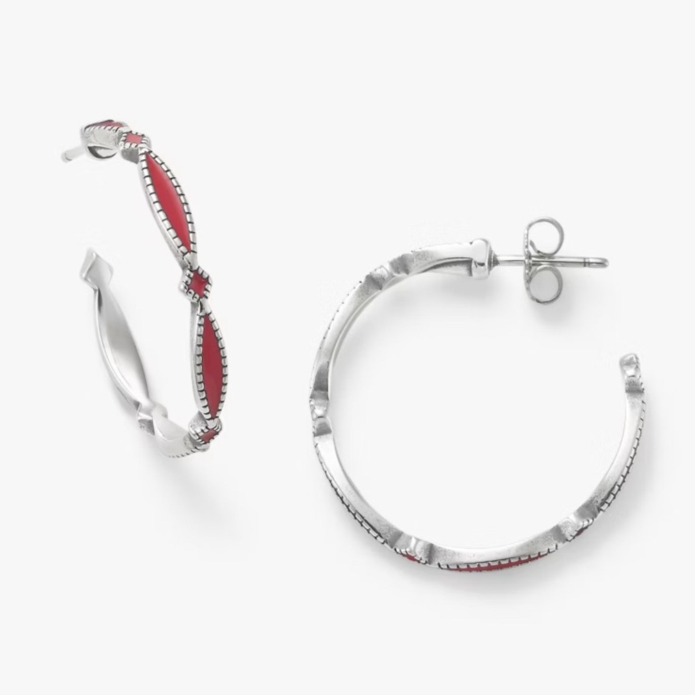 James Avery Enamel Cordoba Hoops
